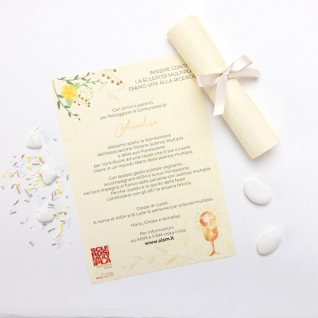 Pergamena Solidale Comunione, Avorio