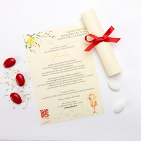 Pergamena Solidale Comunione, Rosso