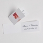 Pochette portaconfetti solidale Classica nastro avorio | Miniatura 3
