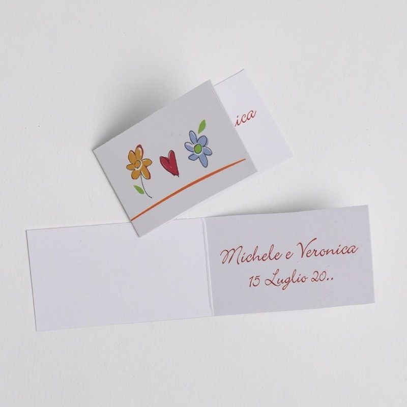 Biglietti Bomboniera Solidale per Linea Creativa