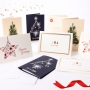 Biglietto Stella di Natale argento e rosso | Miniatura 5