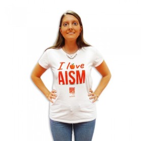 T Shirt Donna I love AISM