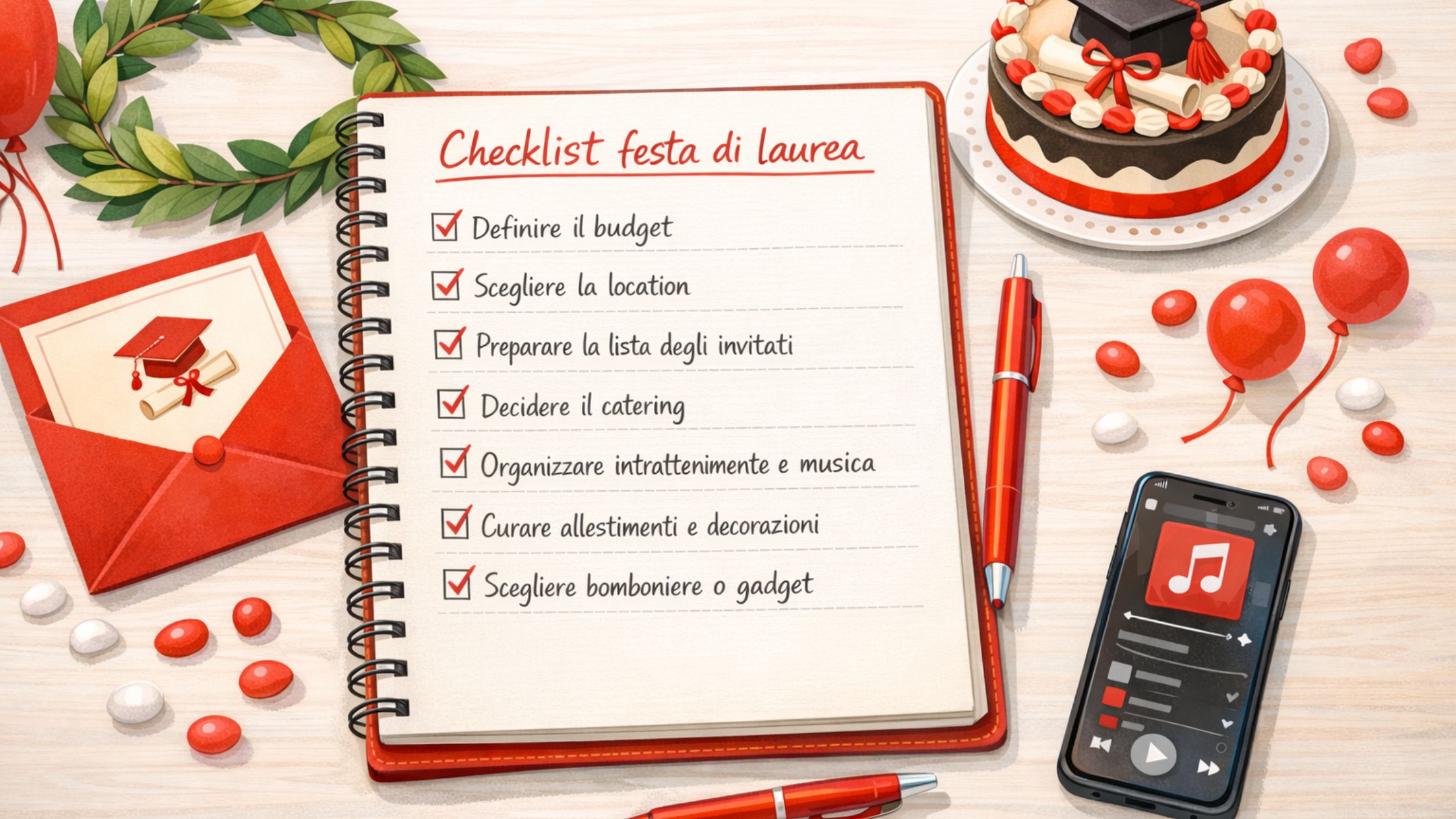 checklist per organizzare matrimonio